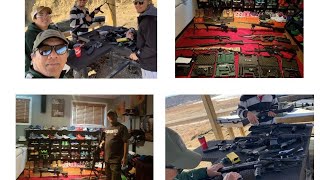 Gun collection and target shooting video compilations