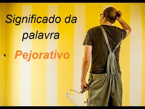 Significado da palavra Pejorativo - YouTube