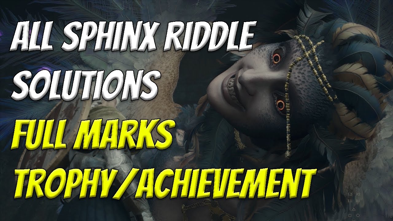 Sphinx Riddle Pokemon Every Sphinx Riddle Solution - Full Marks Trophy & Achievement Guide ...