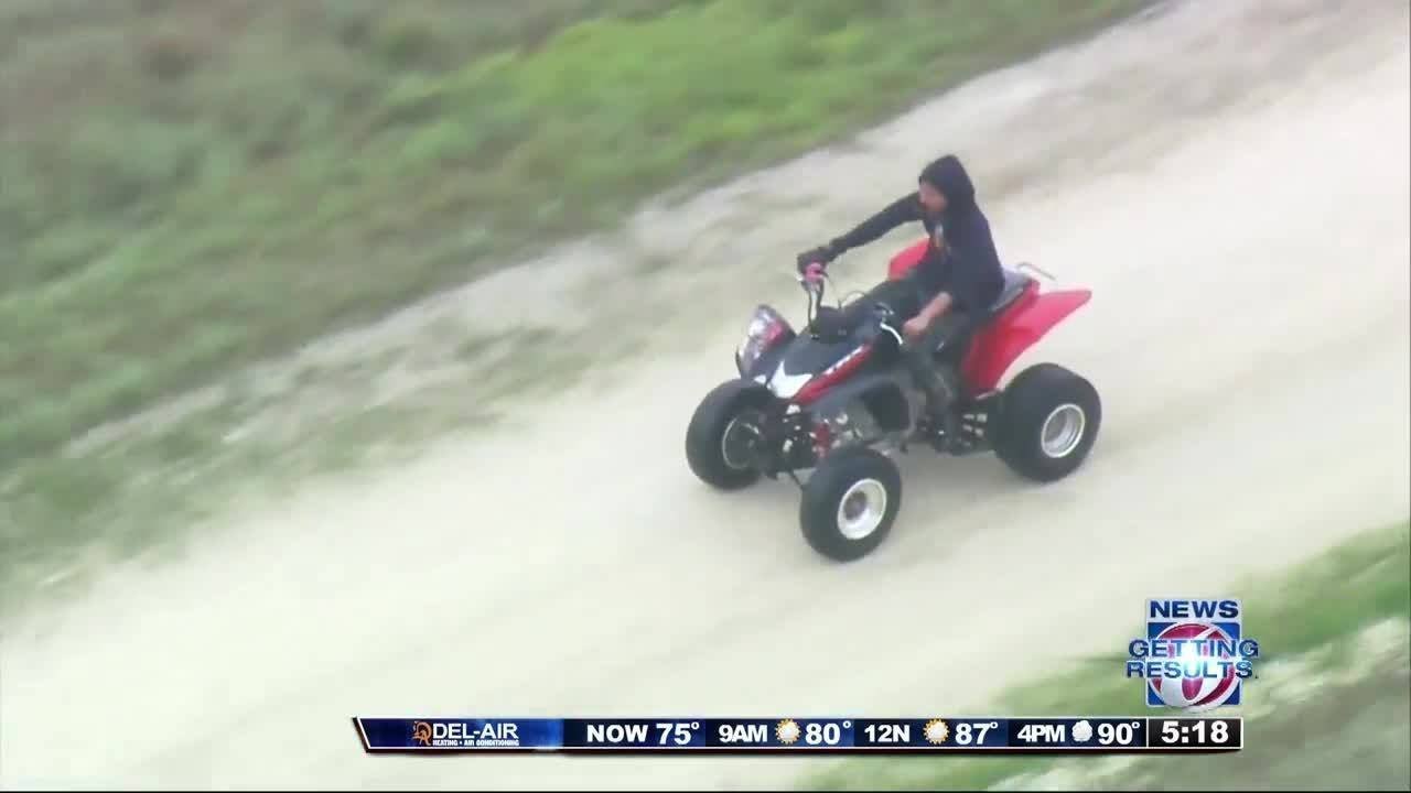 Police chase teen on ATV - YouTube