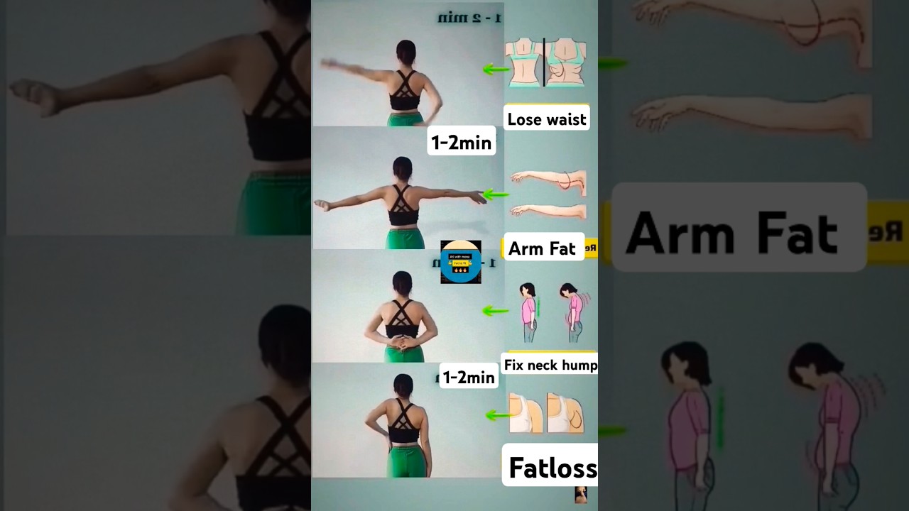 Arm Fat, neck hump fatloss in just 1 week 