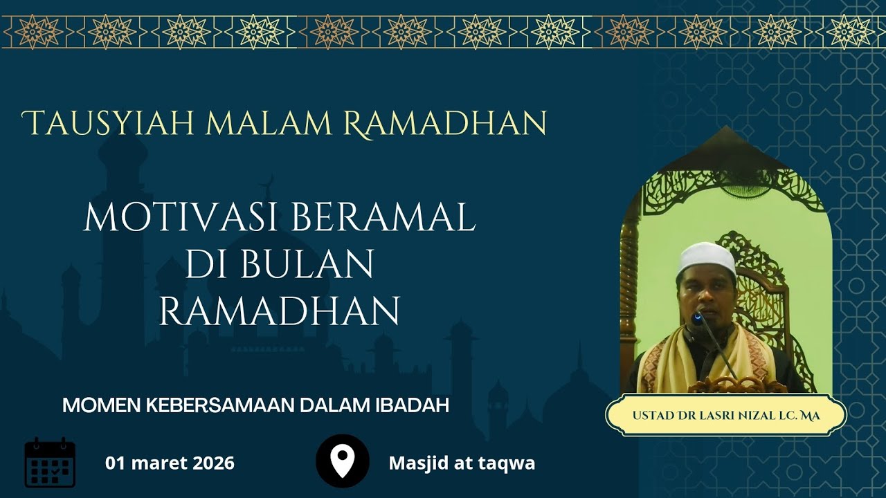 Tausyiah malam Ramadhan 