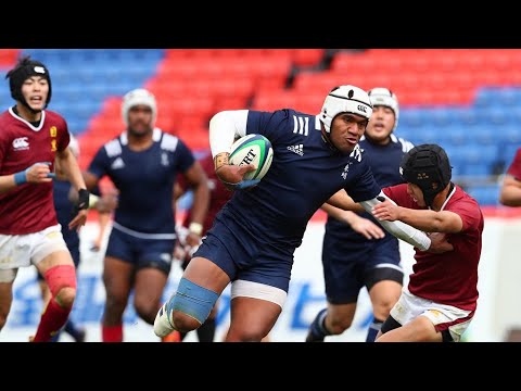 第100回全国高校ラグビーフットボール大会 2回戦 外国人プレー集