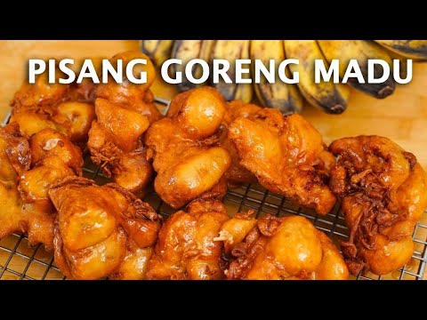 RESEP PISANG GORENG MADU - HONEY BANANA FRITTERS SO YUMMY