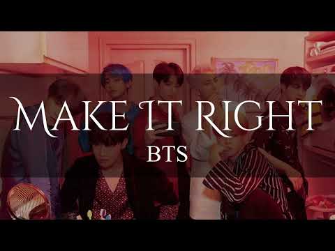Make It Right／BTS《カナルビ日本語字幕》