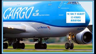 TOP 12 Hours Heavy Aviation - 4K Amazing Plane Spotting