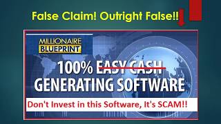 Millionaires Blueprint Review - Scam Or Legit? Truth Exposed