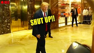 OH SH*T: Trump STORMS OUT, ABUSE ACCUSER LIGHTS HIM UP!