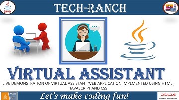 Live Demonstration of Online Virtual Assistant in Web Speech API | Practice Project | @TechRanch