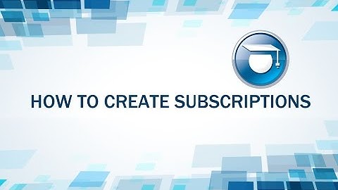 JoomlaLMS Subscriptions - Back End Tutorials