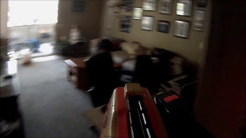 Arduino Lasertag gun demo with gopro