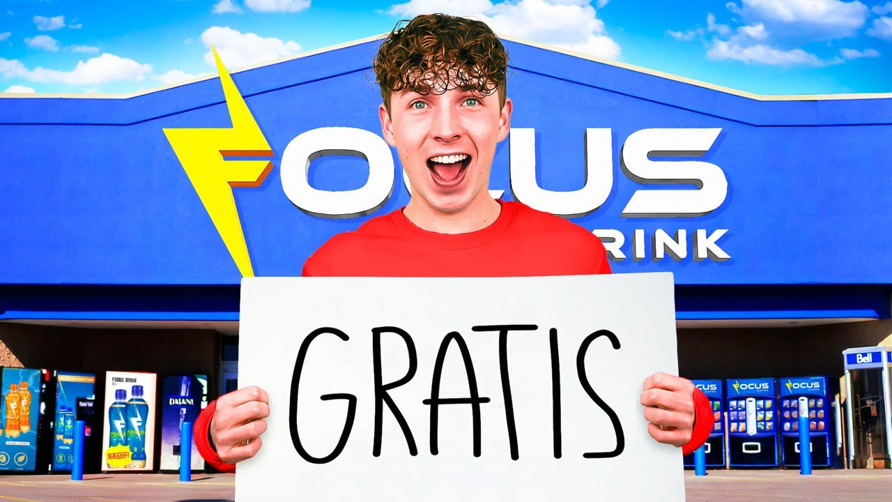 Ik Open Een Gratis Focus Drink Winkel!