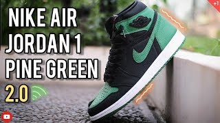 NIKE AIR JORDAN 1 PINE GREEN 2.0 (2020) - ON FEET REVIEW (BAHASA INDONESIA)