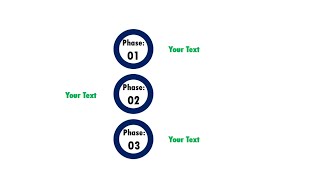 How to make linear process flow in  PowerPoint