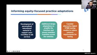 Missed opportunities to provide online-STBBI testing in BC Profile