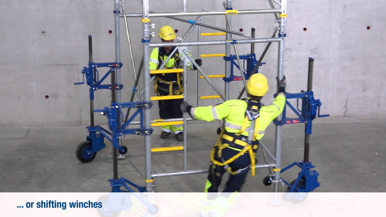 Loadbearing tower Staxo 100 Positioning of towers [EN] YouTube