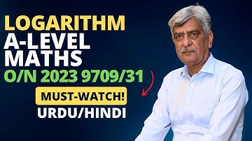 A-Level Maths - LOGARITHM 9709/31 O/N 2023 Q#3 Solution | Ultimate Guide (Part 3)