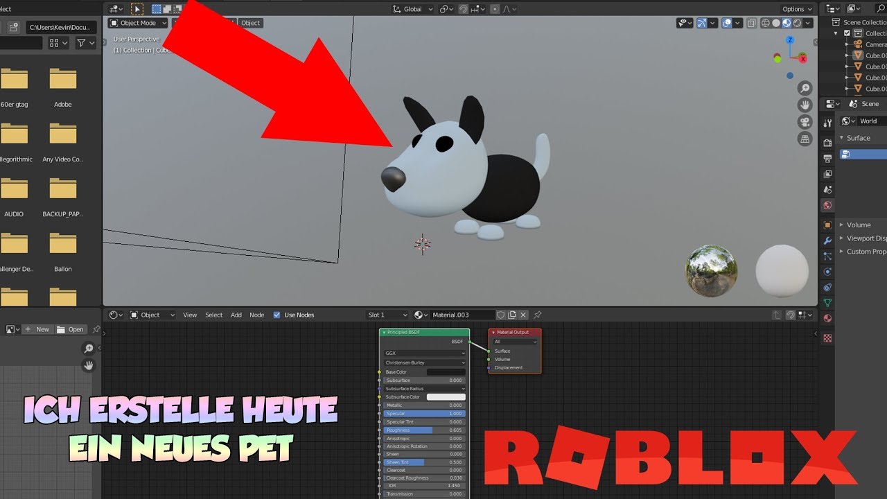 Blender neues Pet erstellen ! YouTube