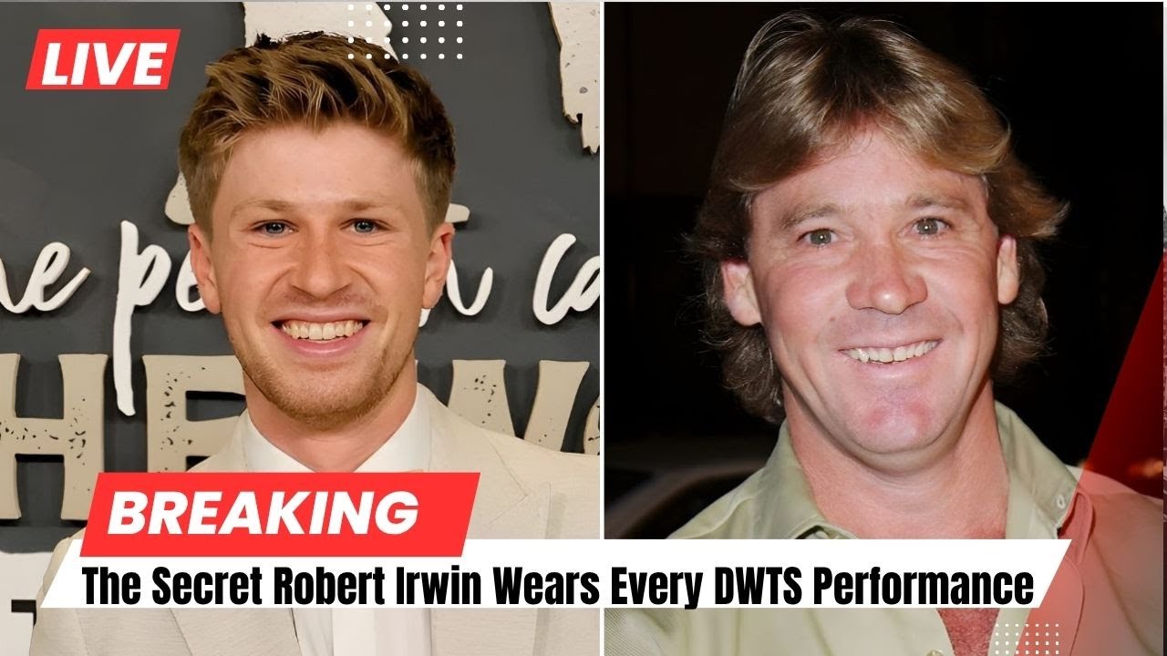 DWTS Star Robert Irwin Honors Dad Steve with TOUCHING Keepsakes - YouTube
