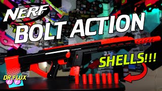 Be a True Nerf Sniper with the Wrenfield Bolt Action 3Dprinted Blaster from Shellington Labs!