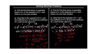 #MathsMadeEasy - Binomial Problems