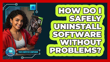 How do I safely uninstall software without problems?