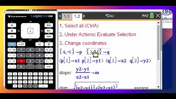 Widgets and User Defined Function on TI Nspire