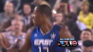 Dwight Howard hits 3 - pointer in NBA All - Star game 2010