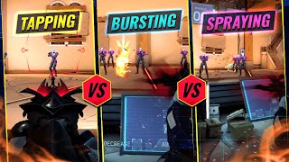 WIN MORE AIM DUELS! Tapping Vs. Bursting Vs. Spraying - Valorant Aim Guide