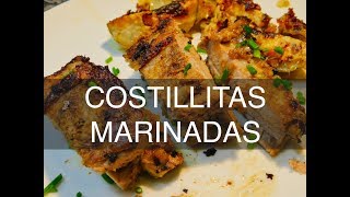 ¡Facilísimas! COSTILLITAS de cerdo marinadas ¡DELICIOSAS!