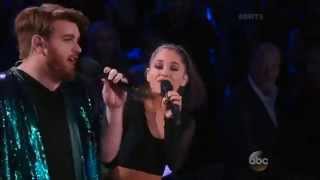 Meghan Trainor &amp; Ariana Grande performs on DWTS