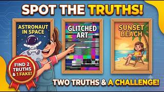 Real vs AI Generated! Playing Two Truths & An AI Live | Hour of Code for Kids | DCoding for kids