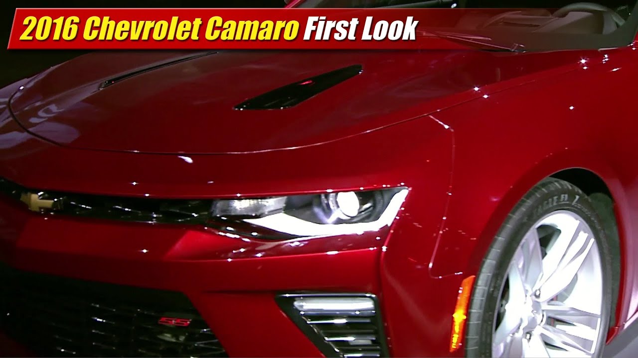 2016 Chevrolet Camaro First Look