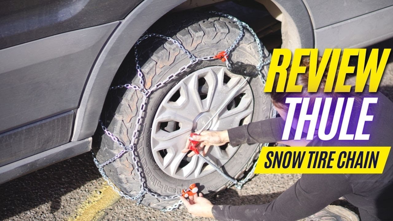 How to Install Snow Tire Chains in 1 Minute || Thule CS-10 Snow Chains Review 2023