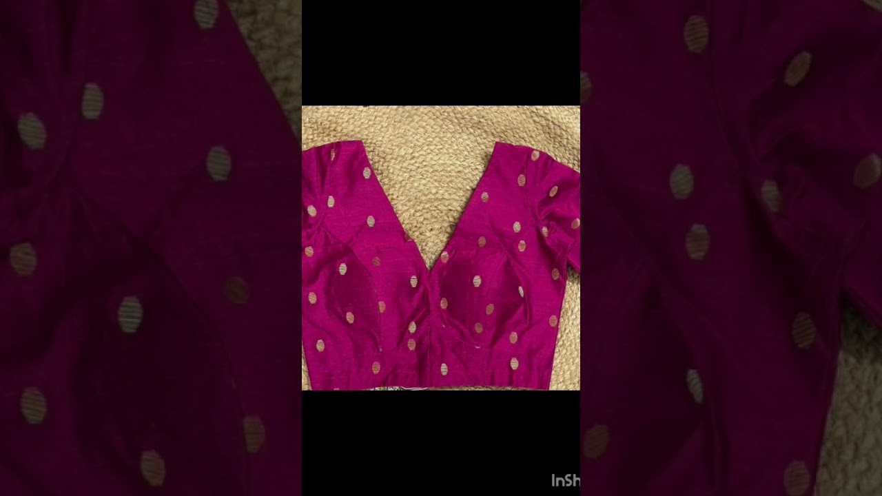 Cotton Silk blouses with Polka dots