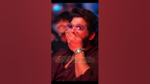 # Allu arjun gets shocked  💞 By Sai pallavi dance💘 puts his hand on mouth