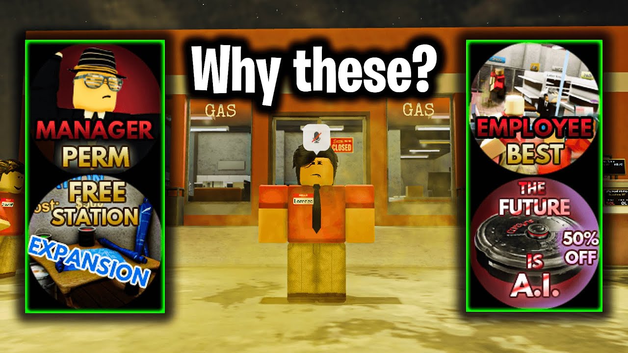 Why YOU ONLY NEED 4 Gamepasses in Gas Station Simulator