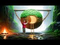 I Built a Secret Bird’s Nest House In An Abandoned Area To Survive Warmly For 10 Days
