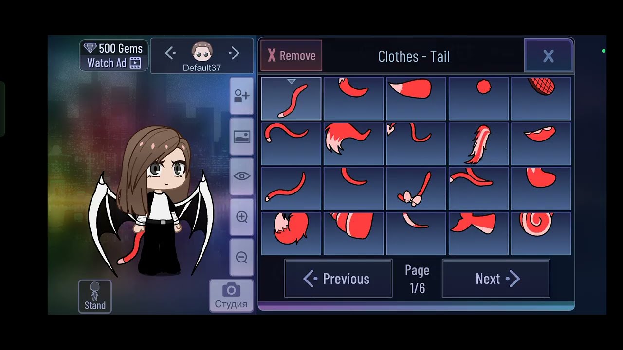 Как сделать в Гача движущийго персонажа