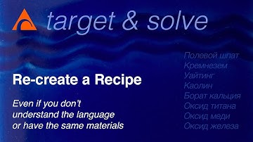 Target & Solve: Re-create a recipe in another language