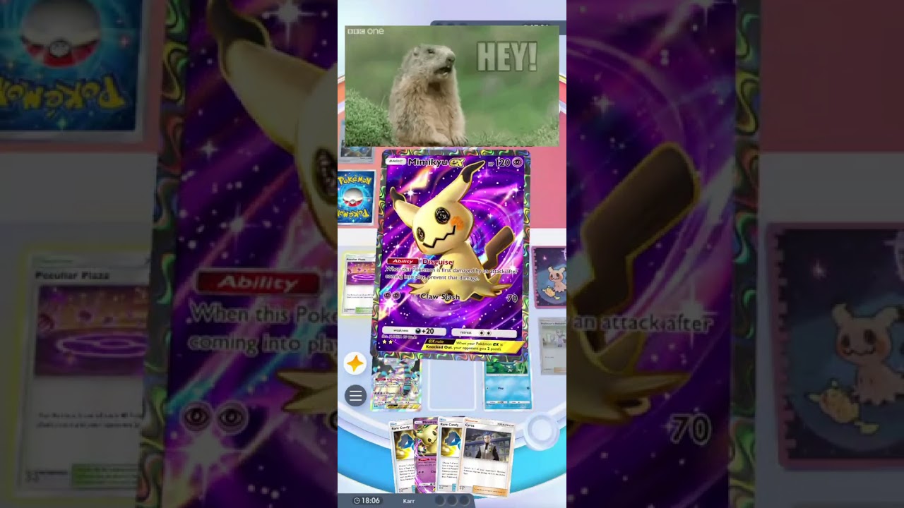 Mimikyu x Giratina Deck Battle | Pokémon TCG Pocket