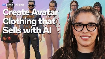 Create Avatar Clothing that Sells in Meta Horizon Worlds Using AI and Custom Textures (pt. 1)