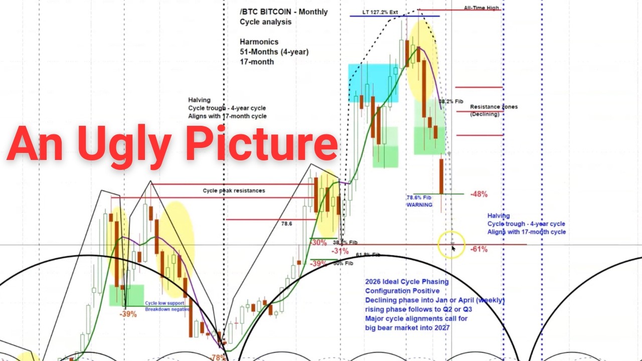 Bitcoin Big Picture Analysis | Downside Targets | Another Major Drop Coming?