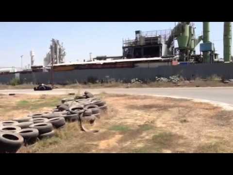 BGU/Bezalel racecar on Kochav Yair track times of israel right wing