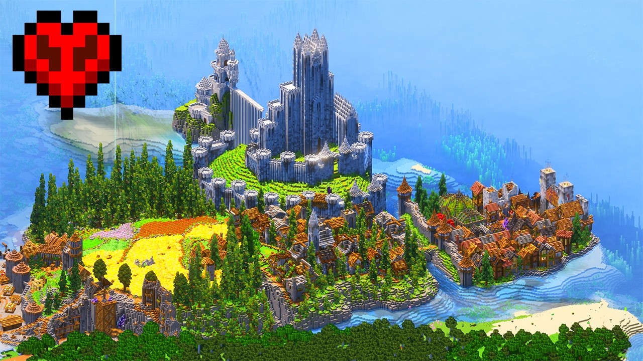 I Spent 2000 DAYS Building a MEGA CITY In Minecraft Hardcore