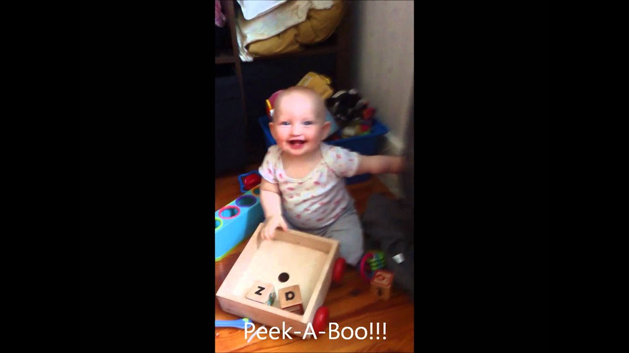 kathryn janeway assimilated Elina - 9½ months - plays peek-a-boo.