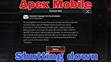 Apex Legends Mobile Shutting down