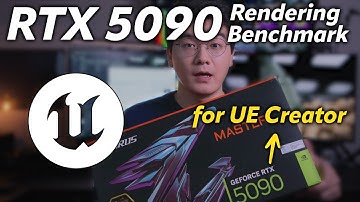 RTX 5090 vs RTX 4090 | Unreal Path Tracer Render Benchmark