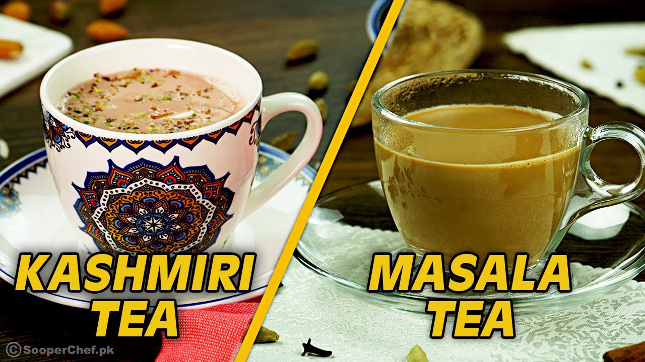 Street Style Tea | Kashmiri Chai (Pink Tea) And Masala Chai By SooperChef