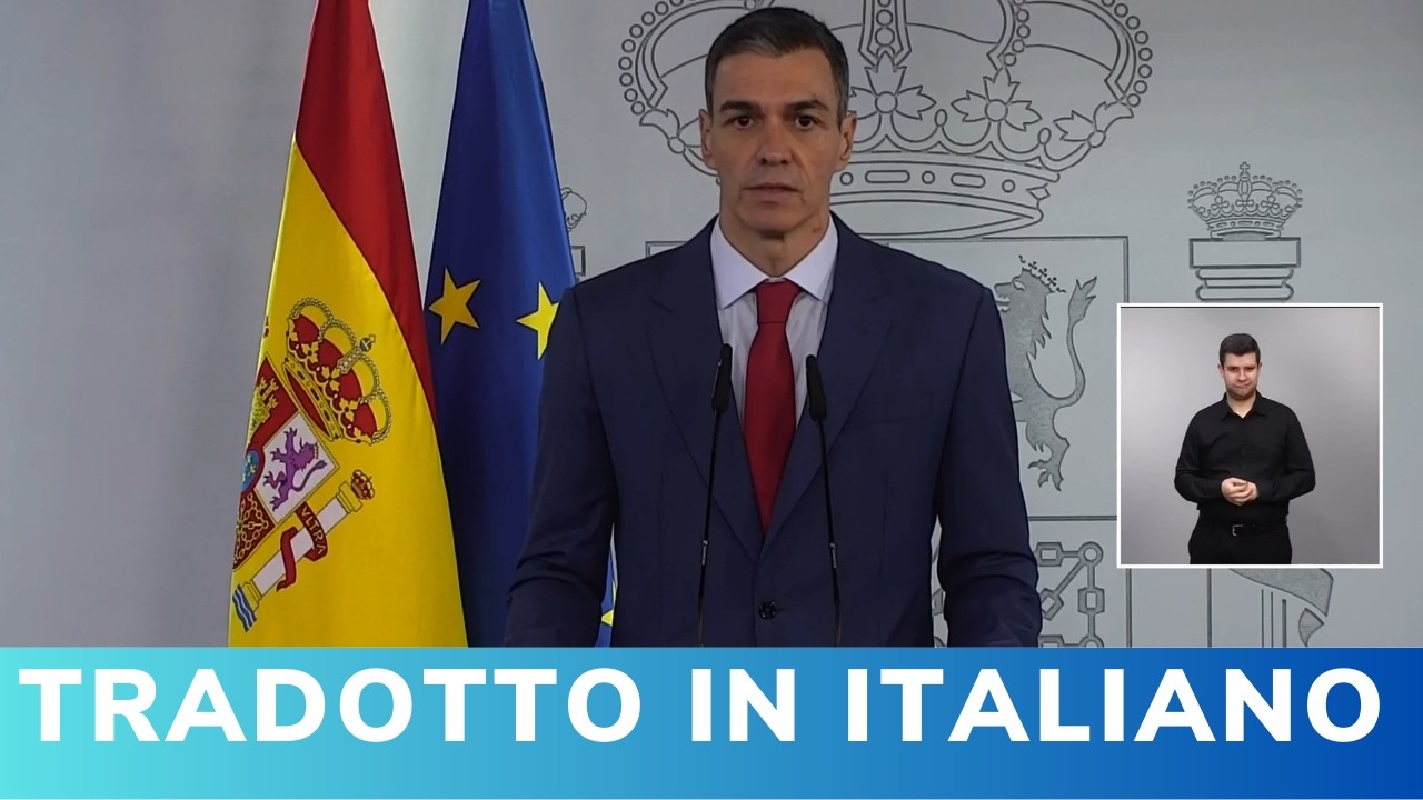 Spagna - Sánchez risponde a Trump: “No alla guerra con l’Iran” | Discorso alla nazione